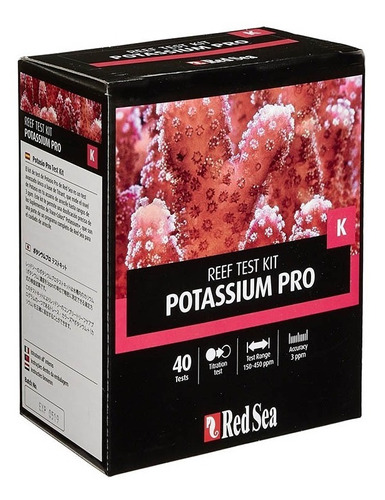 Red Sea Reef Potasio Pro Test Test Kit Potassium Pro Potasio